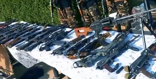Seized weapons handed over to ministry of defense in Kunar