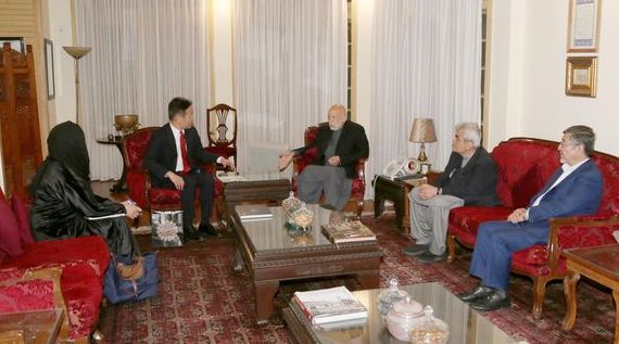 Japanese ambassador, Karzai stress on opening schools for girls