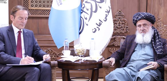 Economy minister, British special envoy discuss economic, humanitarian cooperation