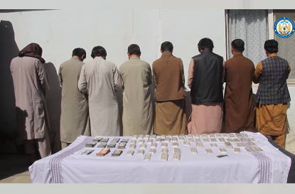 Police arrests eight for stealing 233 kg of silver in Paghman