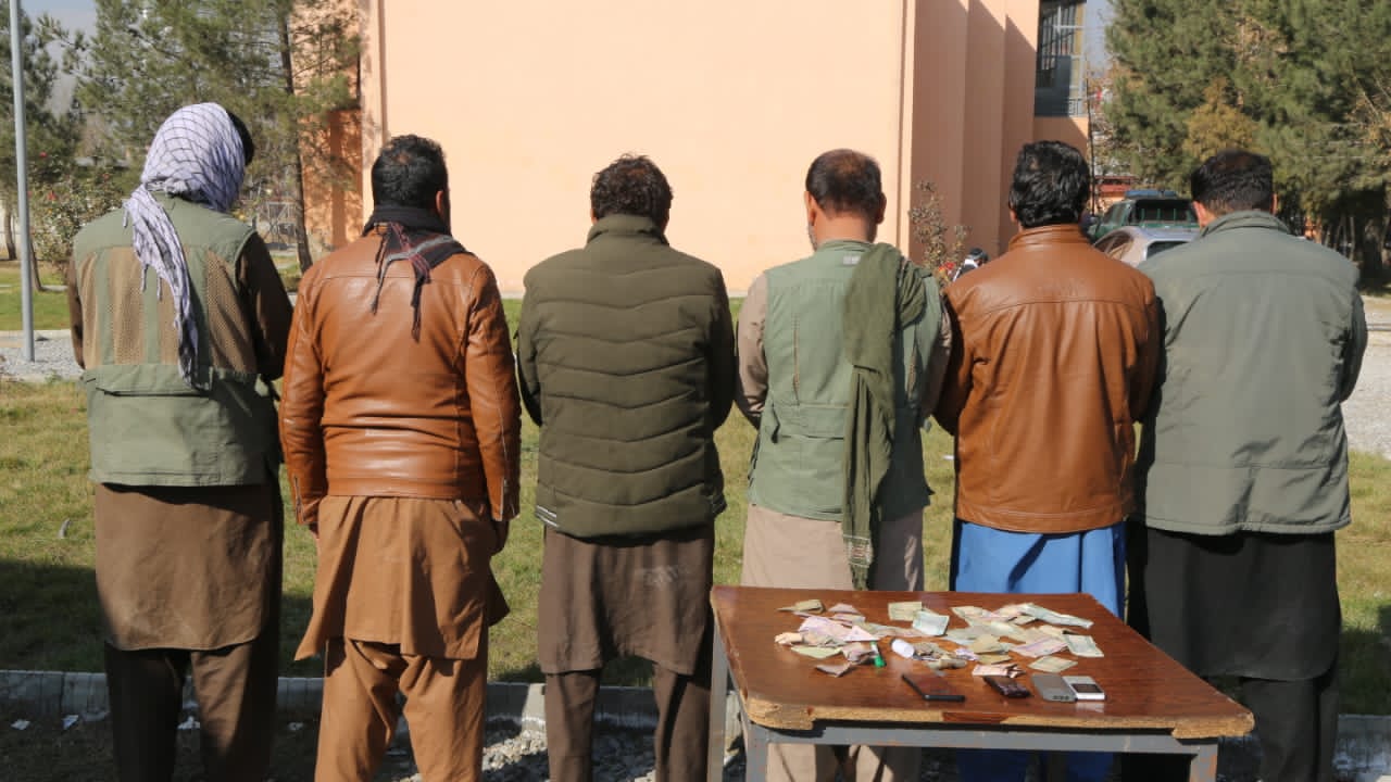 Three gangs of criminals busted in Kabul 