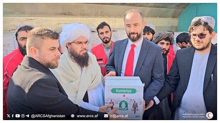 Turkish Humanitarian Aid Delivered to Afghan Red Crescent Society