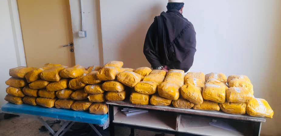 Man held, 121 kilograms of drugs seized in Laghman