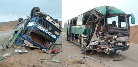 2 dead, 30 injured in separate road mishaps 