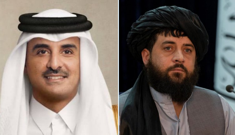 Mullah Yaqoob, Emir of Qatar discuss strengthening of ties