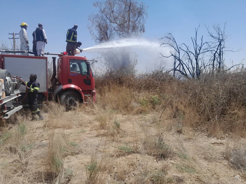 Fire causes losses of properties in Kandahar, Helmand 