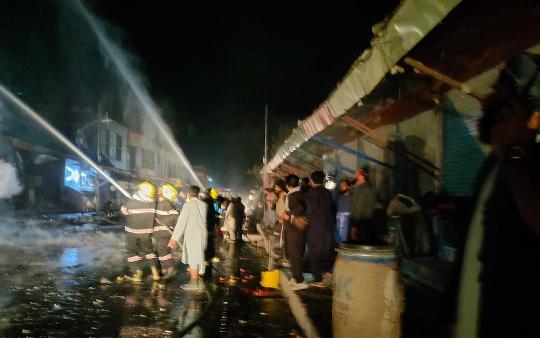 Fire causes loss of property in Khost