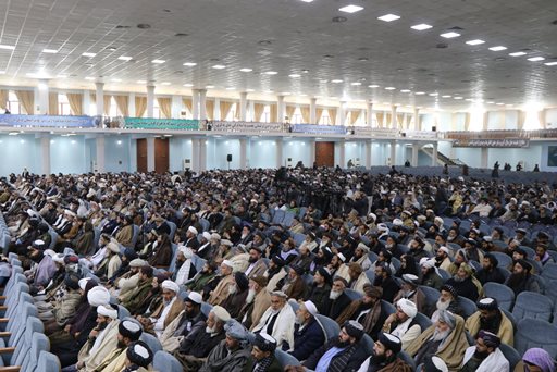 Kabul’s massive public gathering pledges support to IEA