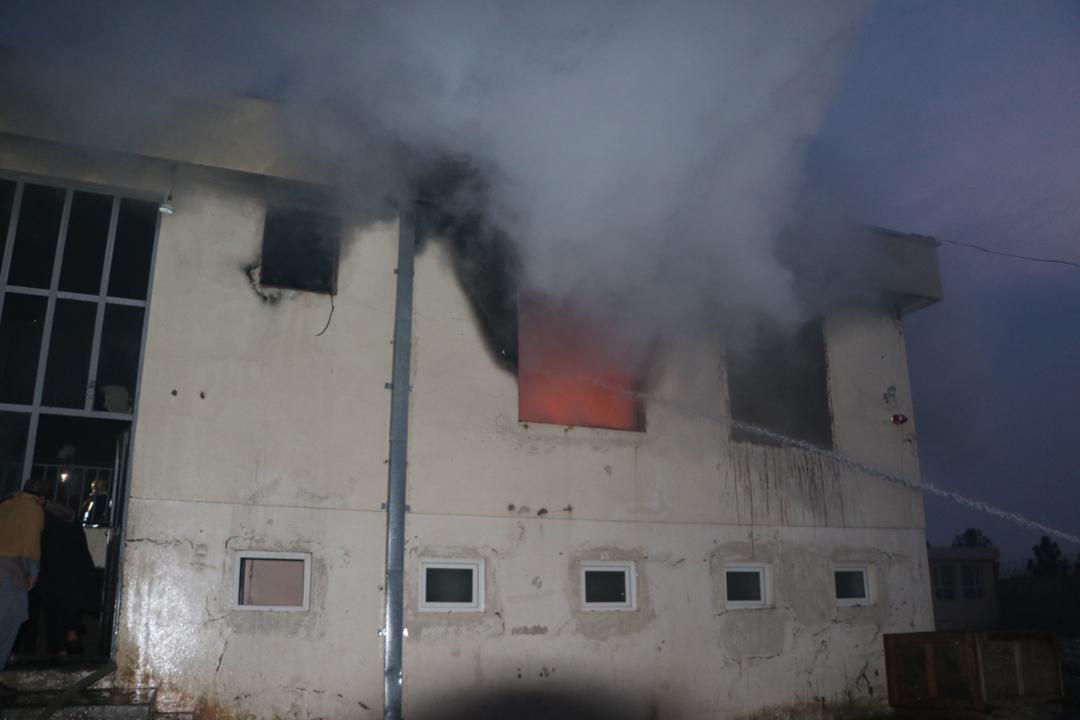 Dehdadi district police headquarters burnt in fire