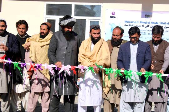 Three water supply schemes inaugurated in Khost