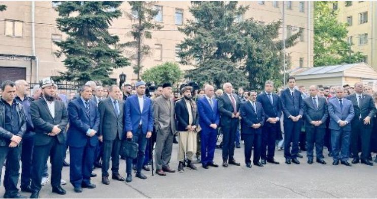 Taliban diplomat in Moscow attends ceremony marking anniversary of Palestinian Nakba
