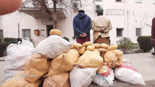 Two held, 364 kilograms of drugs seized in Nangarhar
