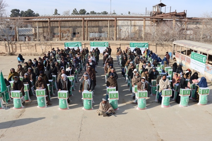 KSrelief begins aid distribution for returning refugees in Jowzjan