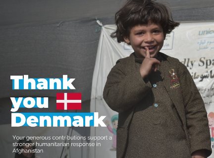 Denmark provides assistance of over $5 million for Afghanistan
