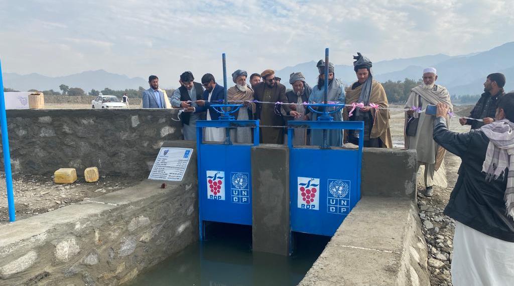 Water canal inaugurated in Nangarhar 