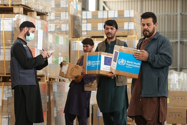WHO provides 25 metric tonnes of health supplies to five hospitals 