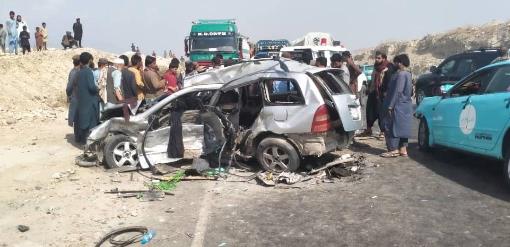 Two killed, eight injured in road mishap