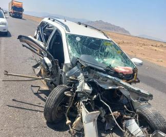 Two killed, three injured in road accident