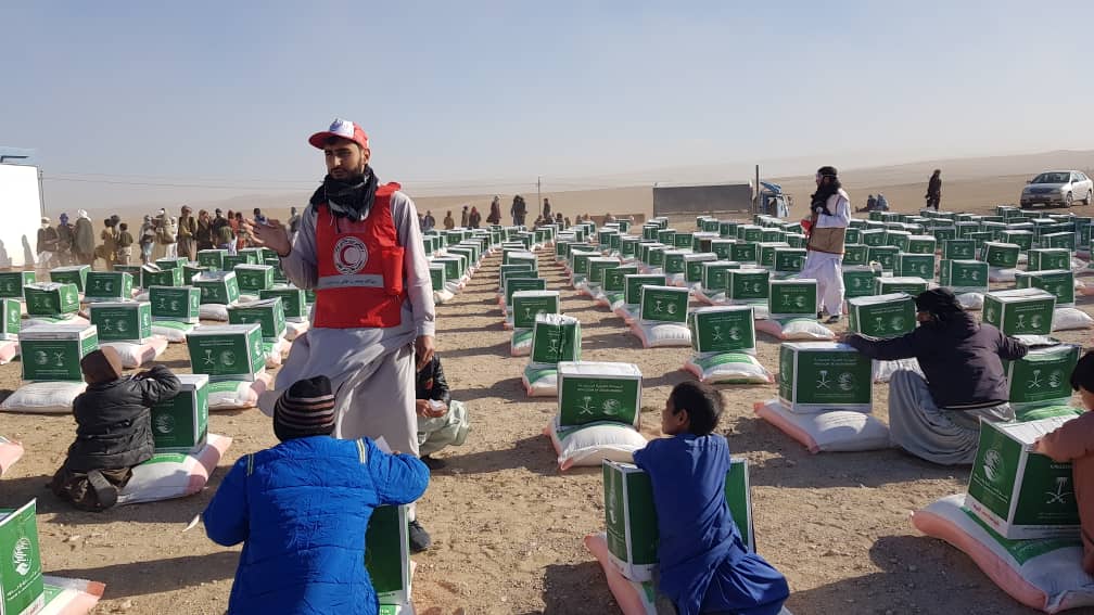 KSreleif distributes aid goods among earthquake affectees in Herat