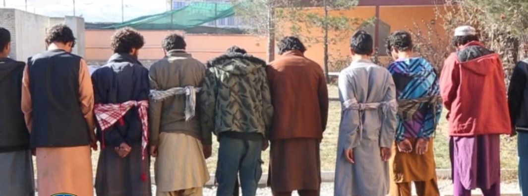 20 held on charges of crimes in Balkh, Kabul