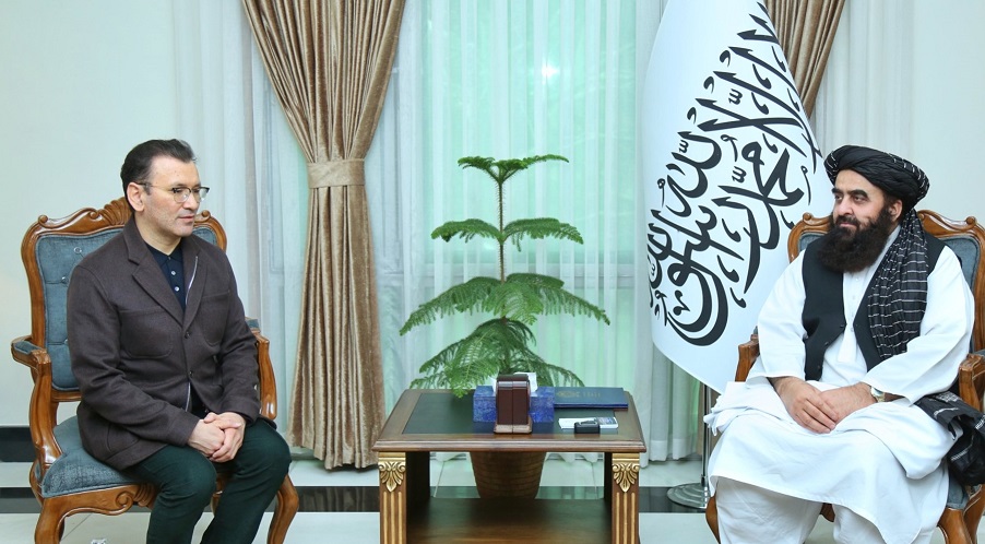 Muttaqi meets deputy advisor of Uzbekistan’s president 