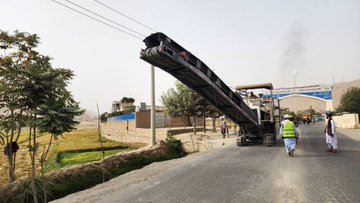 Repair work starts on Pul-e-Khumri–Doshi Road 