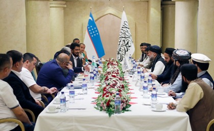 Bilateral meeting held between Afghanistan, Uzbekistan in Kabul