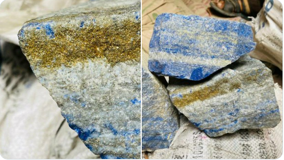Bid to smuggle lapis lazuli stones foiled