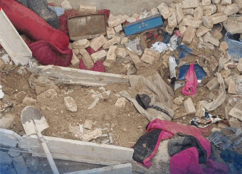 Children among four killed as roof of house collapses