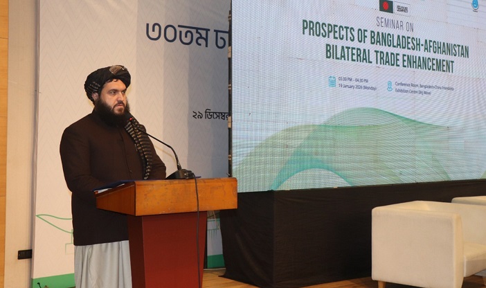 Afghan delegation visits Banladesh’s international trade exhibition