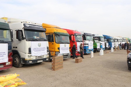400 tons of humanitarian aid from Uzbekistan handed over to Afghan officials