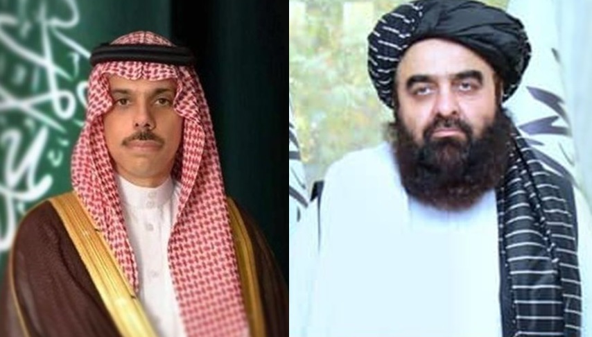اميرخان متقي د خپل سعودي سيال سره تليفوني  خبرې وکړې