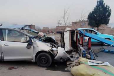 پروان کې ترافیکي پیښې څلور تنو ته مرګ ژوبله واړوله