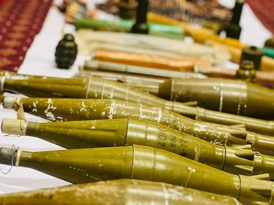 خوست او پکتيکا کې وسلې نیول شوي دي