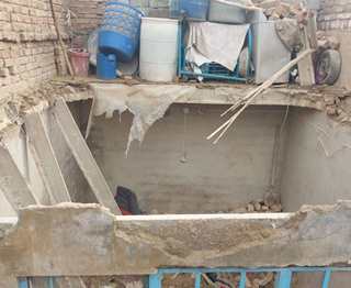 د خونې د چت غوځېدو له امله شپږ تنو ژوند بايللی