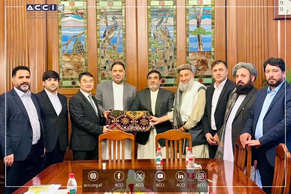 د سوداګرۍ او پانګونې خونې د چينايي مسئولينو سره د سوداګريزو اړيکو پر پراختيا خبرې کړي