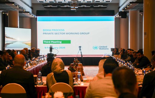 د دوحې پروسې د خصوصي سکتور د کاري ډلې دريمه ناسته ترسره شوه